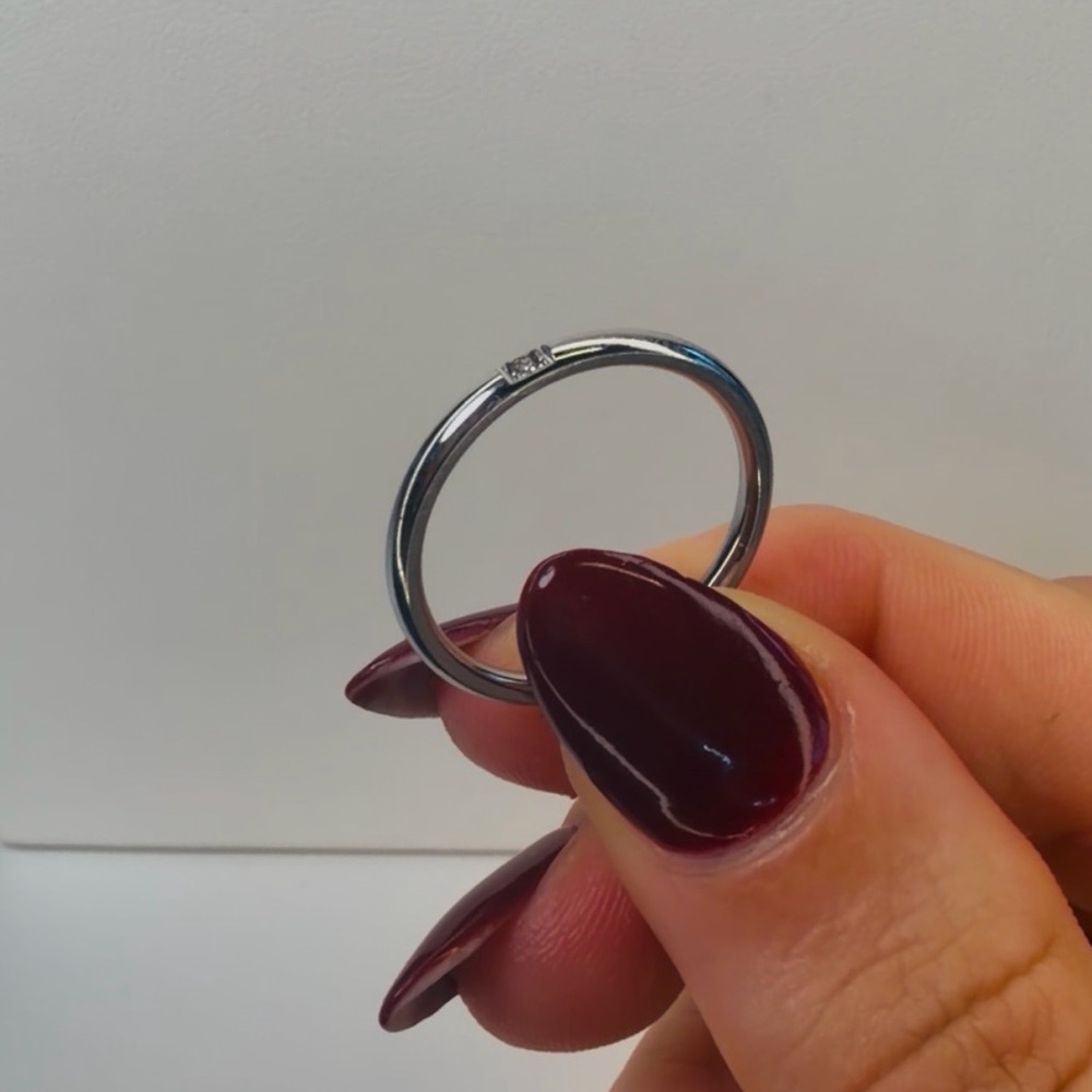 Silver Micro Ring - Picture 3 of 5
